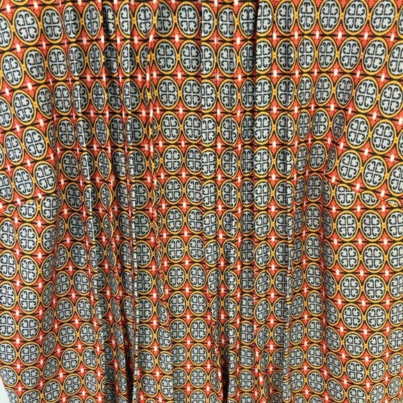 Perceptions Dress, Sleeveless bold geometric pattern, w/ Darts & Pleats, size MD - Picture 2 of 5